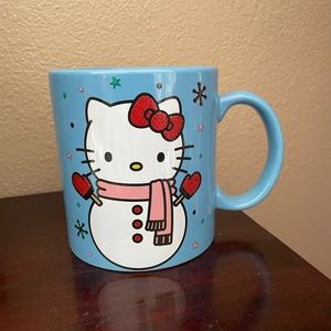 New Hello Kitty Snowman mug